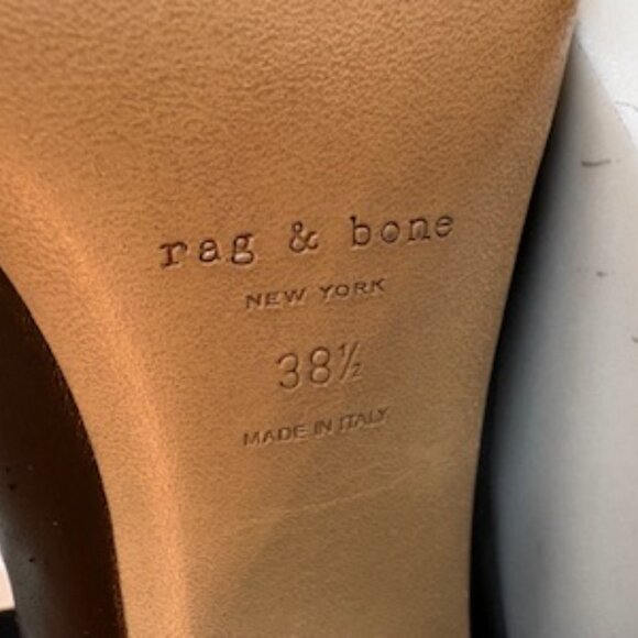 Rag & Bone Agnes Black Leather Boots - Picture 3 of 6